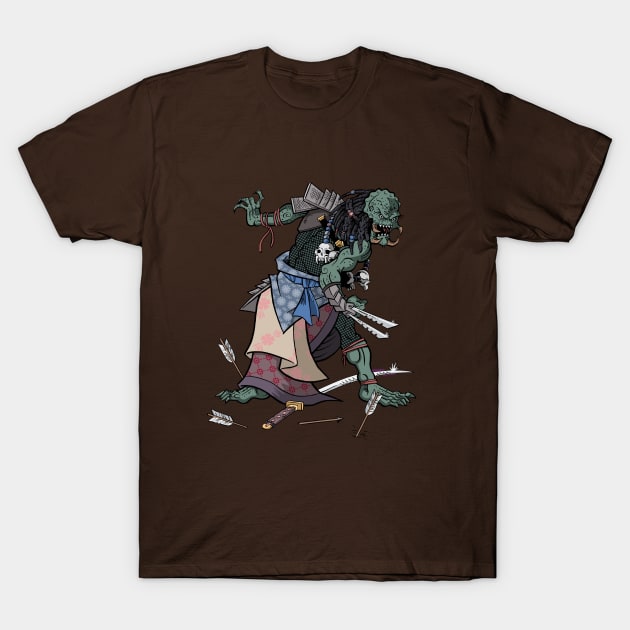 Samurai Predator T-Shirt by GrimaceGraphics